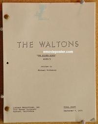 g039 WALTONS original TV script '79 Richard Thomas, Learned