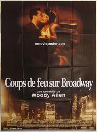 h274 BULLETS OVER BROADWAY French one-panel movie poster '94 Woody Allen