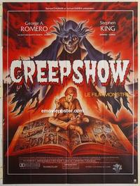 h278 CREEPSHOW French one-panel movie poster '82 George Romero, Stephen King