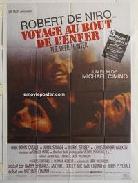 h281 DEER HUNTER French one-panel movie poster '87 Robert De Niro, Walken