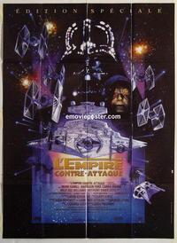 h282 EMPIRE STRIKES BACK French one-panel movie poster R97 George Lucas