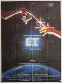 h284 ET French one-panel movie poster '82 Steven Spielberg, Drew Barrymore