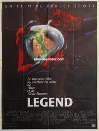 h319 LEGEND French one-panel movie poster '86 Tom Cruise, Ridley Scott