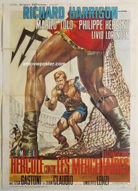 h328 MESSALINA VS THE SON OF HERCULES French one-panel movie poster '64