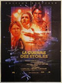 h365 STAR WARS French one-panel movie poster R97 George Lucas, Harrison Ford