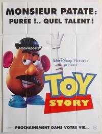 h377 TOY STORY French one-panel movie poster '95 Mr. Potato Head!