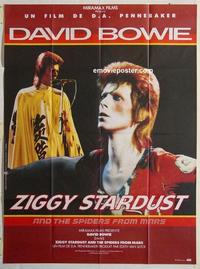h396 ZIGGY STARDUST French one-panel movie poster '83 David Bowie