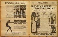 h078 SLAVE TRADE IN THE WORLD TODAY movie herald '64