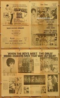 h084 WHEN THE BOYS MEET THE GIRLS movie herald '65 musical!