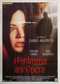 h041 PHANTOM OF THE OPERA Italian one-panel movie poster '98 Dario Argento