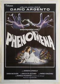 h032 CREEPERS Italian one-panel movie poster '85 Dario Argento, Phenomena
