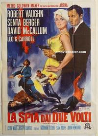 h043 SPY WITH MY FACE Italian one-panel movie poster '66 Robert Vaughn