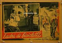h003 BICYCLE THIEF Italian photobusta movie poster '48 De Sica