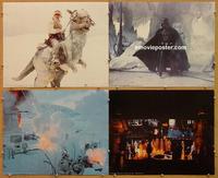 h018 EMPIRE STRIKES BACK set of 4 16x20 deluxe stills '80 George Lucas