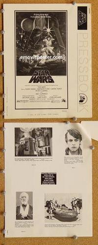 h539 STAR WARS movie pressbook '77 George Lucas, Harrison Ford