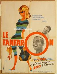 h230 EASY LIFE French 23x31 movie poster '62 Vittorio Gassman, Spaak