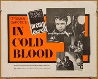 h156 IN COLD BLOOD special window card movie poster '68 Robert Blake, Wilson
