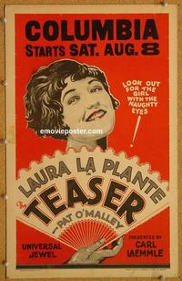 h206 TEASER window card movie poster '25 Laura La Plante, Pat O'Malley