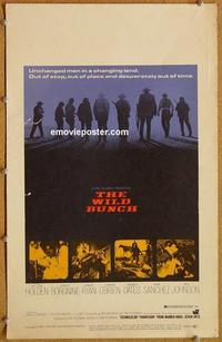 h219 WILD BUNCH window card movie poster '69 Sam Peckinpah classic western!