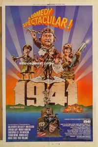 k006 1941 style F one-sheet movie poster '79 Spielberg, John Belushi