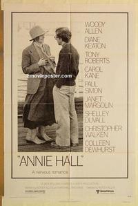 k050 ANNIE HALL one-sheet movie poster '77 Woody Allen, Diane Keaton