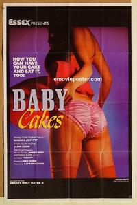k063 BABY CAKES one-sheet movie poster '82 super sexy Rhonda Jo Petty!