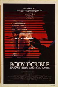 k144 BODY DOUBLE one-sheet movie poster '84 De Palma, Melanie Griffith