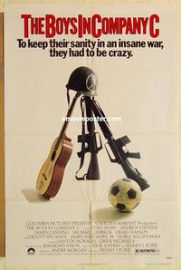 k153 BOYS IN COMPANY C one-sheet movie poster '78 Vietnam War!