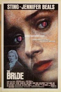 k161 BRIDE one-sheet movie poster '85 Sting, Jennifer Beals, horror!