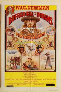 k169 BUFFALO BILL & THE INDIANS one-sheet movie poster '76 Paul Newman
