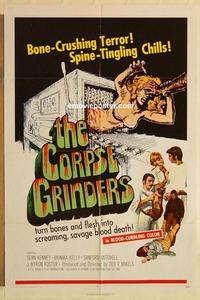 k234 CORPSE GRINDERS one-sheet movie poster '71 Ted V Mikels, wild image!