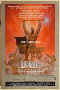 k452 HEAVY METAL style B one-sheet movie poster '81 Richard Corben artwork!