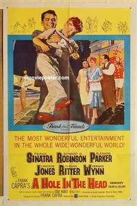 k468 HOLE IN THE HEAD one-sheet movie poster '59 Frank Sinatra, Capra