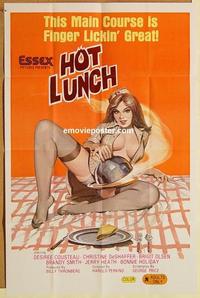 k478 HOT LUNCH one-sheet movie poster '78 classic sexy Desiree Cousteau!