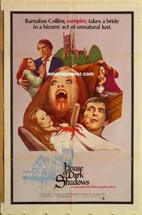 k479 HOUSE OF DARK SHADOWS style C one-sheet movie poster '70 horror!