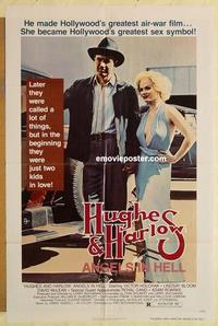k484 HUGHES & HARLOW: ANGELS IN HELL one-sheet movie poster '77 $$$ & sex!