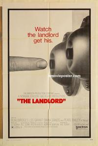 k582 LANDLORD one-sheet movie poster '70 Beau Bridges, Lee Grant