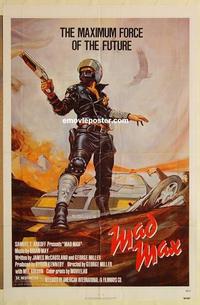k635 MAD MAX one-sheet movie poster R83 Mel Gibson, George Miller classic!