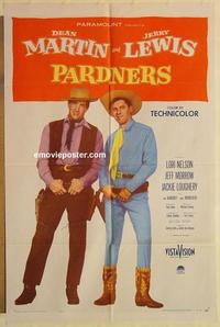 k756 PARDNERS one-sheet movie poster '56 Jerry Lewis, Dean Martin