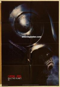 k772 PLANET OF THE APES int'l teaser one-sheet movie poster '01 Tim Burton