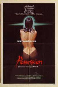 k785 POSSESSION one-sheet movie poster '83 Adjani, Sam Neill
