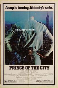 k792 PRINCE OF THE CITY one-sheet movie poster '81 Treat Williams, Orbach