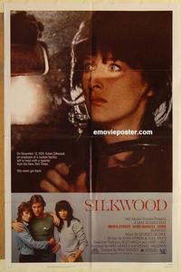 k900 SILKWOOD one-sheet movie poster '83 Meryl Streep, Cher