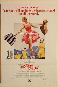 k922 SOUND OF MUSIC one-sheet movie poster R73 classic Julie Andrews!
