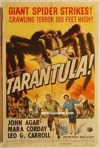 k001 TARANTULA one-sheet movie poster '55 gigantic spider horror!