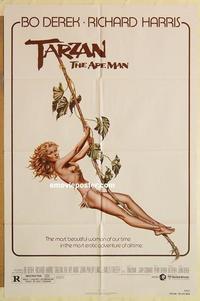 k985 TARZAN THE APE MAN one-sheet movie poster '81 sexy Bo Derek!