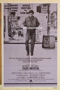k989 TAXI DRIVER int'l one-sheet movie poster '76 Robert De Niro, Scorsese