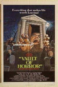 m088 VAULT OF HORROR one-sheet movie poster '73 Dawn Addams, horror!