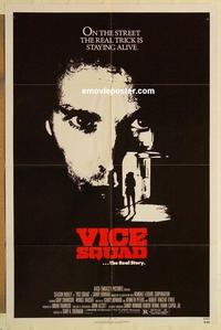 m093 VICE SQUAD one-sheet movie poster '82 Season Hubley, Hauser