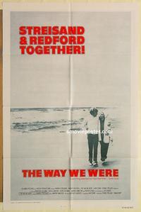 m110 WAY WE WERE int'l one-sheet movie poster '73 Barbra Streisand, Redford